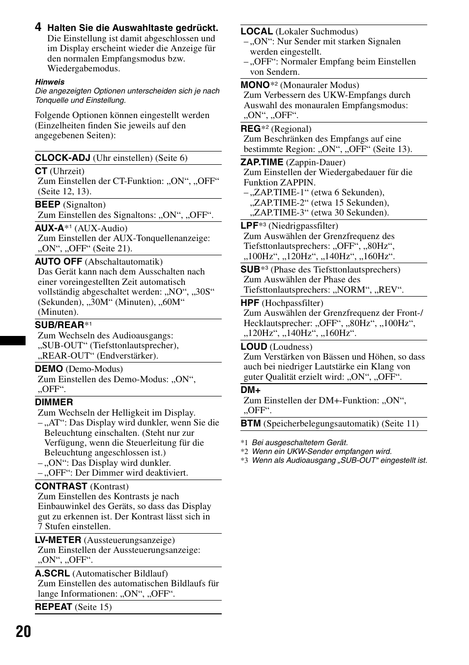 Sony DSX-S100 User Manual | Page 44 / 132