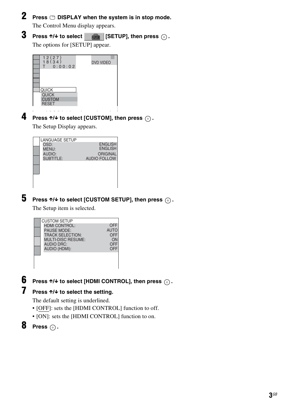 Sony TV Cables User Manual | Page 3 / 8