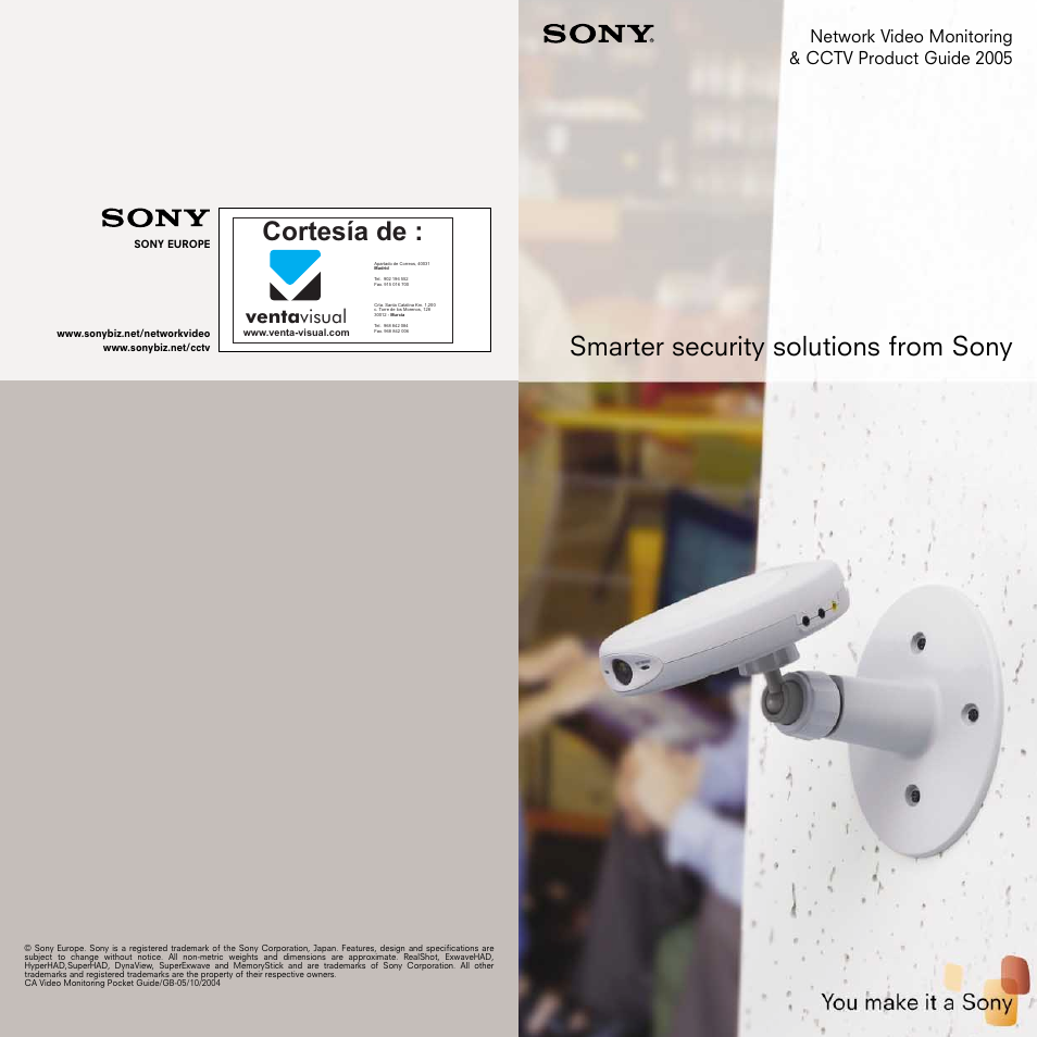 Sony Smarter Security User Manual | 24 pages