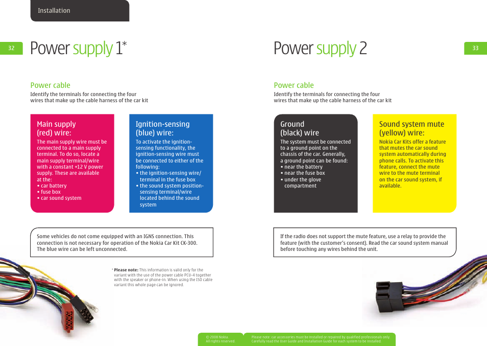 Power supply 2, Power supply 1 | Sony CK-300 User Manual | Page 17 / 19