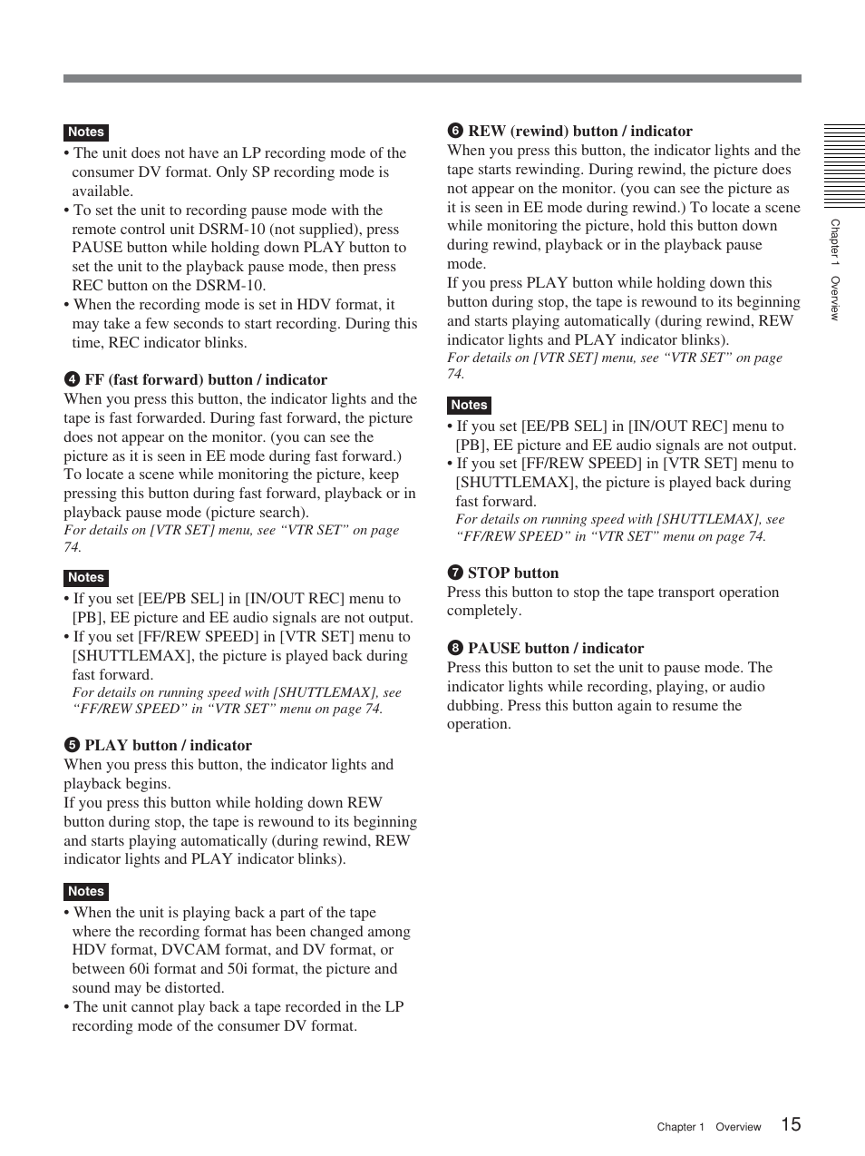 Sony HVR-M25P User Manual | Page 15 / 104