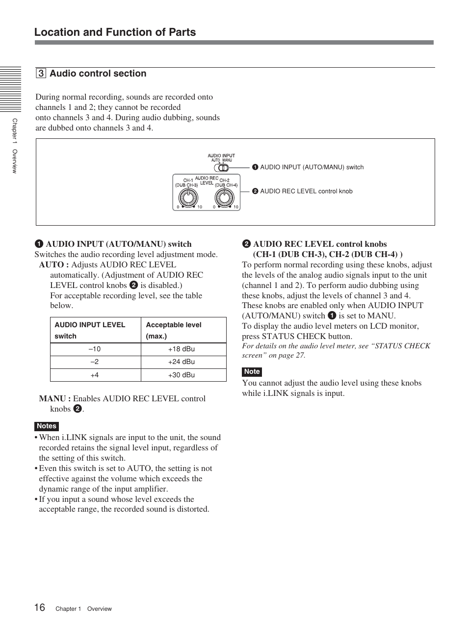 Location and function of parts | Sony HVR-M25P User Manual | Page 16 / 104