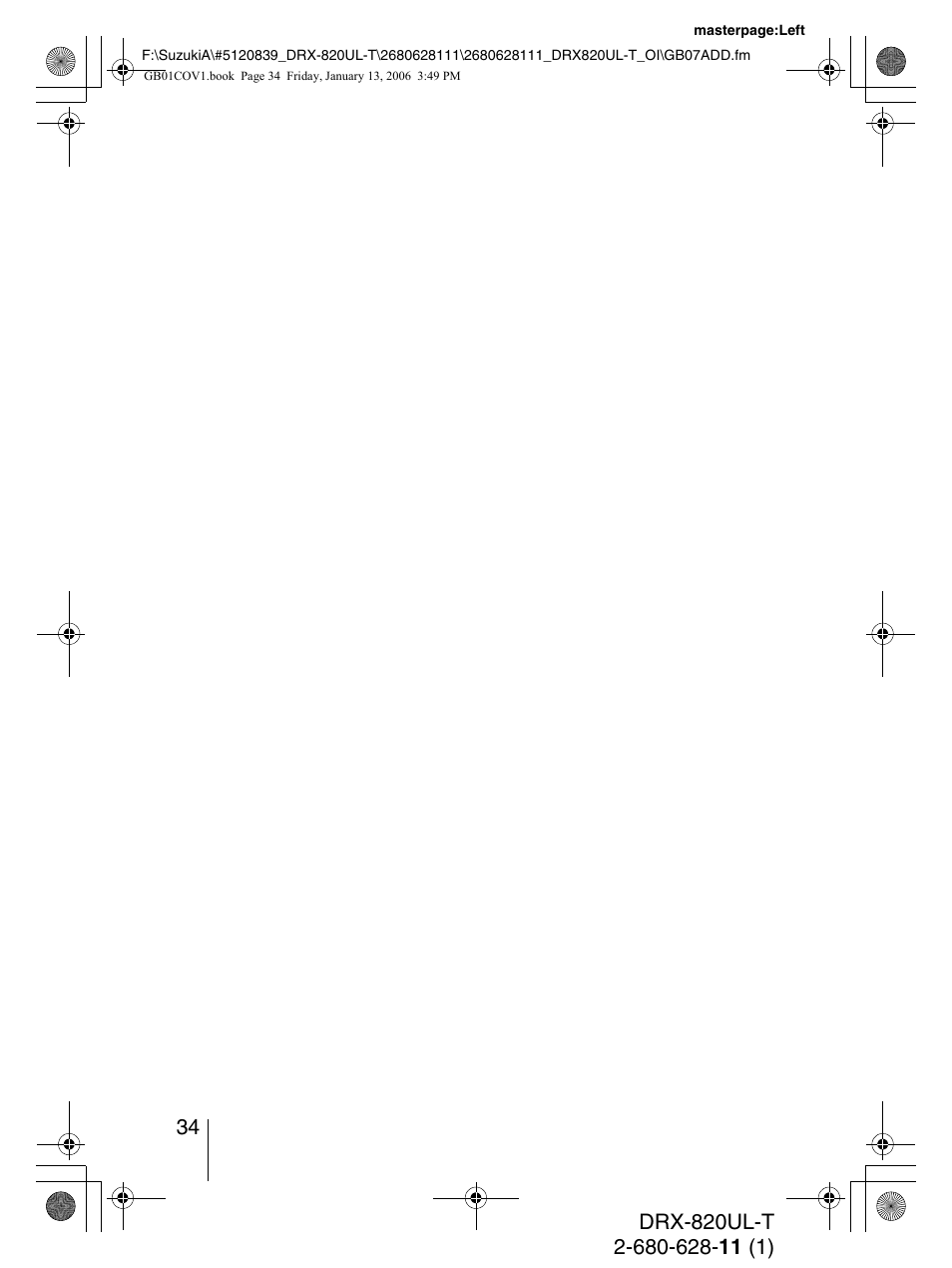 Sony DRX-820UL-T User Manual | Page 34 / 36