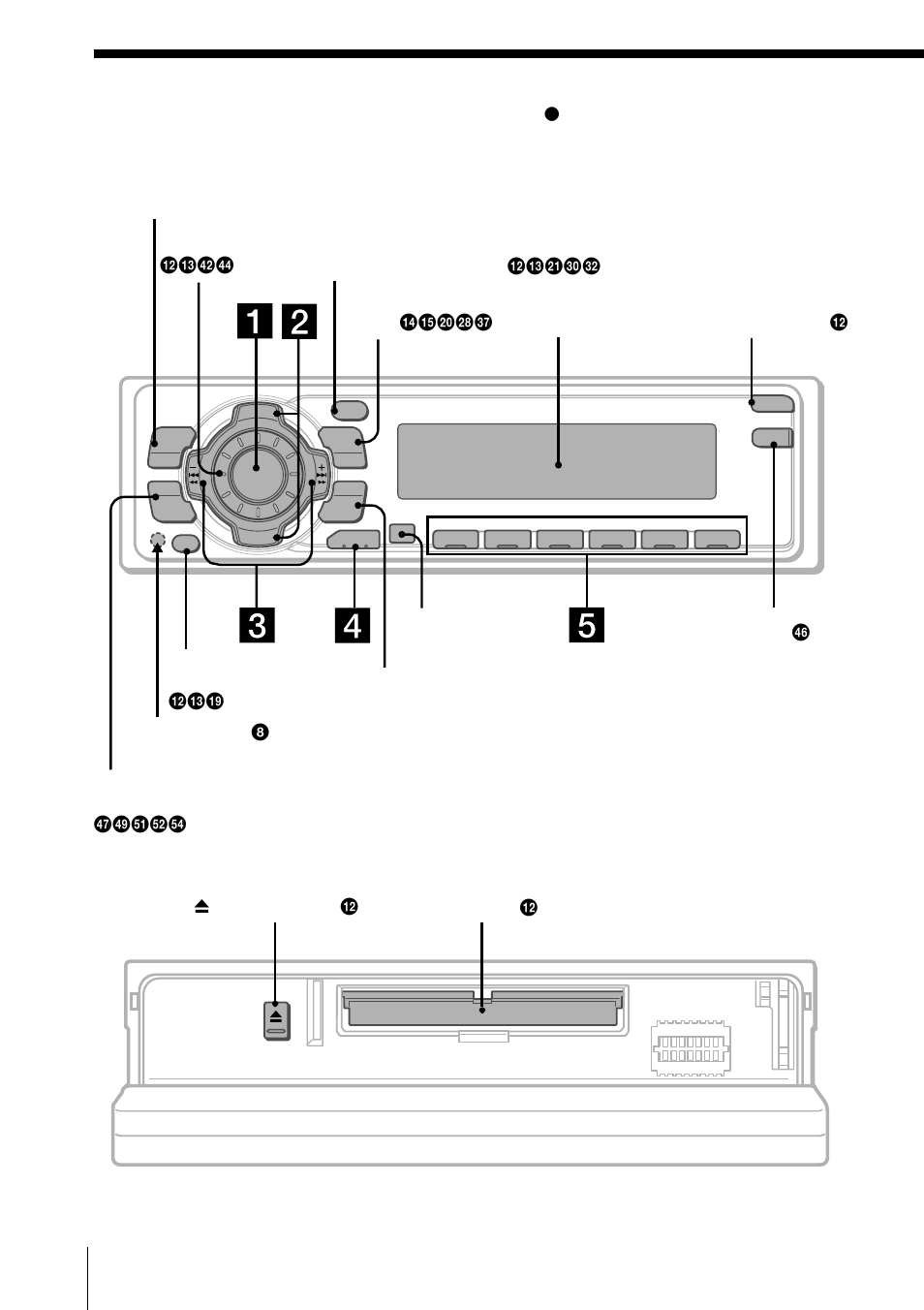 各部のなまえ, Sound/eq, Dspl | Menu open, List, Enter off | Sony MDX-C7400X User Manual | Page 10 / 72