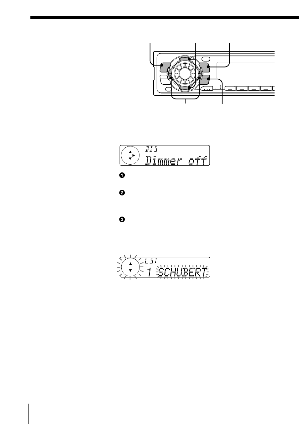 メニュー画面／リスト表示について, Menu, List | Prst/disc seek/ams enter, Menu prst/disc list seek/ams enter | Sony MDX-C7400X User Manual | Page 14 / 72