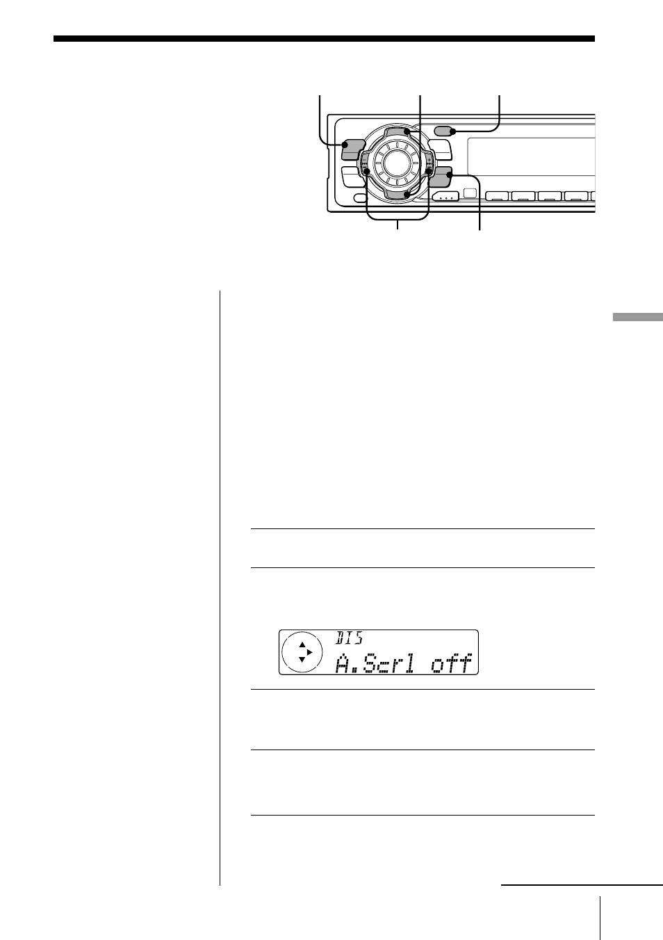 Cd textを見る, Cd text, Cd md menu | Prst/disc a.scrl, Seek/ams a.scrl on, Enter, 3a.scrl off, Menu prst/disc dspl seek/ams enter | Sony MDX-C7400X User Manual | Page 29 / 72
