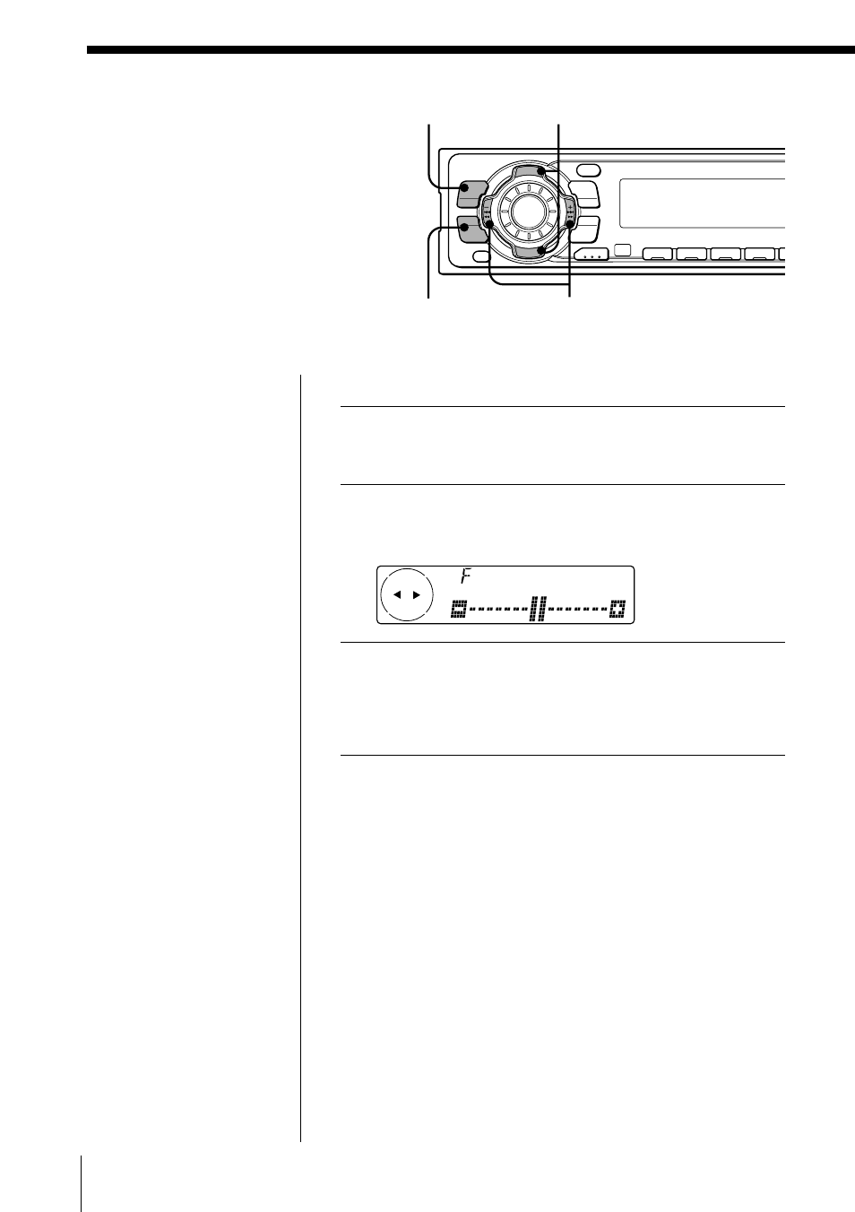 スピーカーの出力を設定する, Cd md, Sound/eq f r | 3seek/ams, Menu prst/disc sound/eq seek/ams | Sony MDX-C7400X User Manual | Page 52 / 72