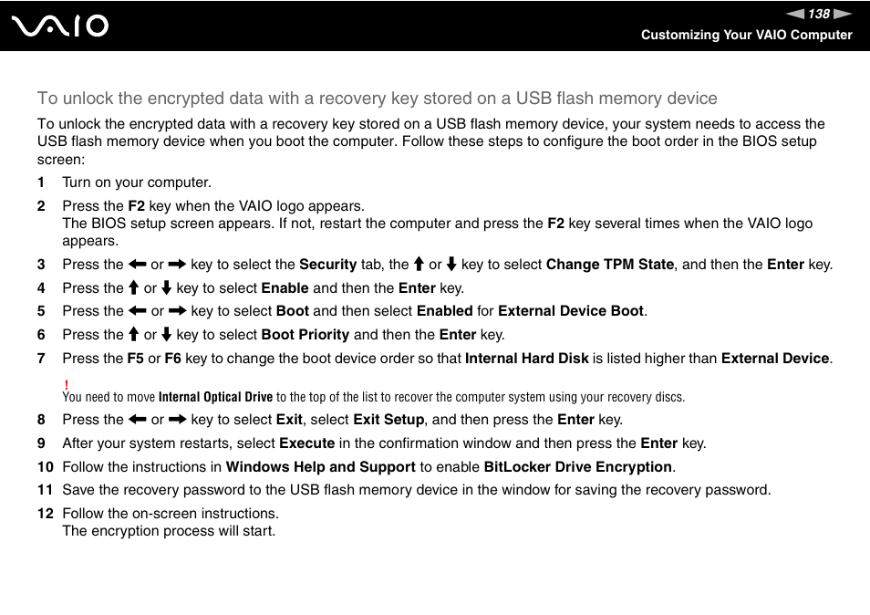 Sony VAIO VGN-Z500 Series User Manual | Page 138 / 239