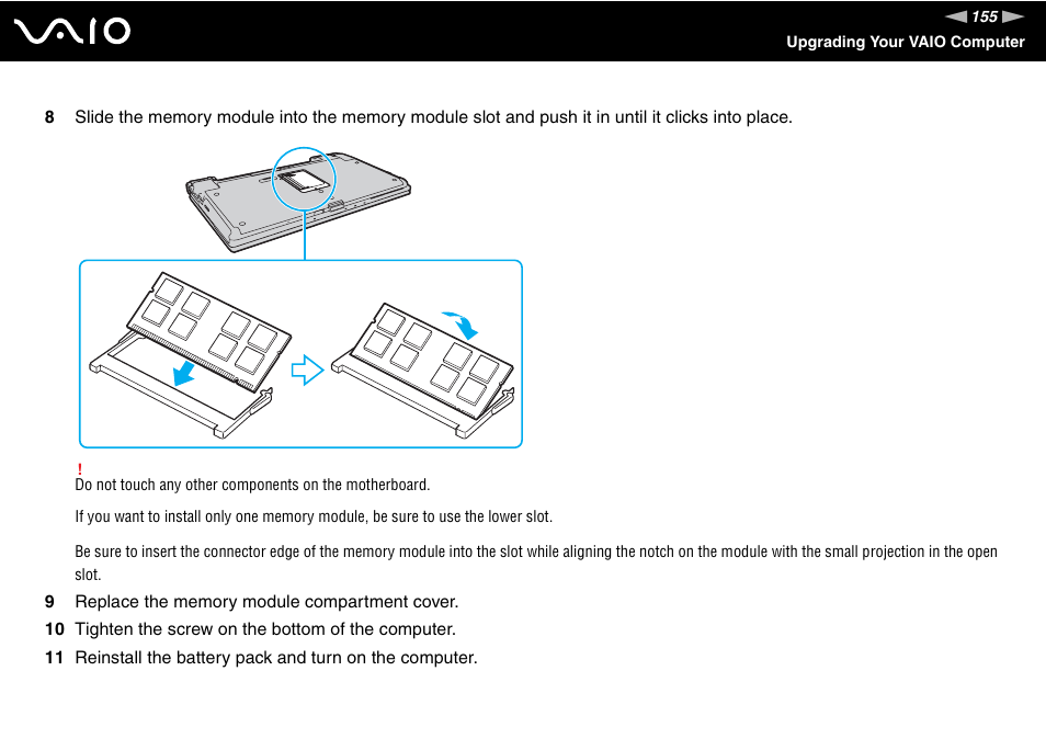 Sony VAIO VGN-Z500 Series User Manual | Page 155 / 239