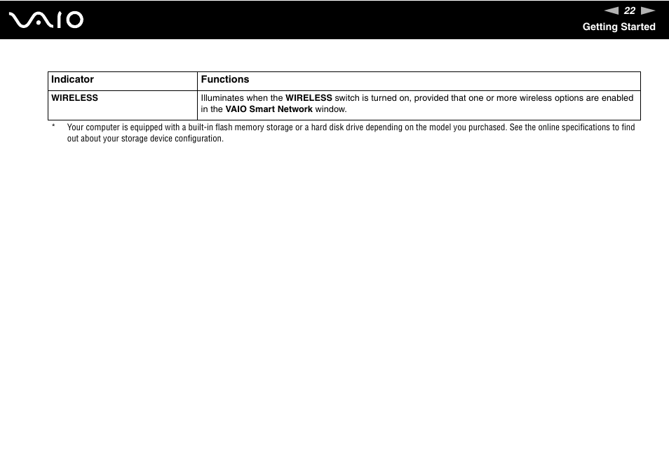 Sony VAIO VGN-Z500 Series User Manual | Page 22 / 239