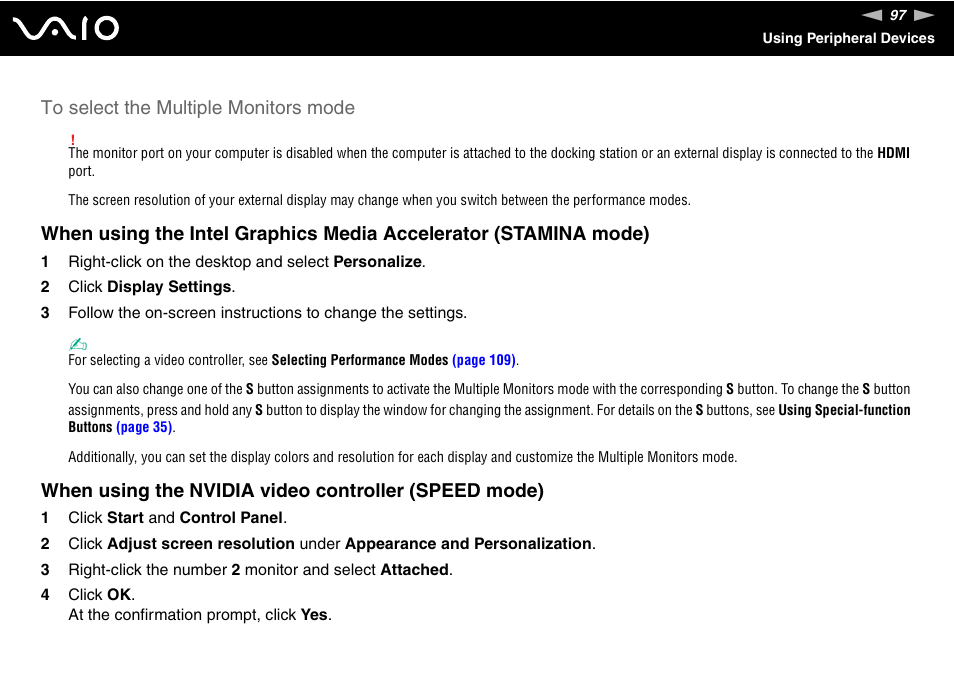 Sony VAIO VGN-Z500 Series User Manual | Page 97 / 239