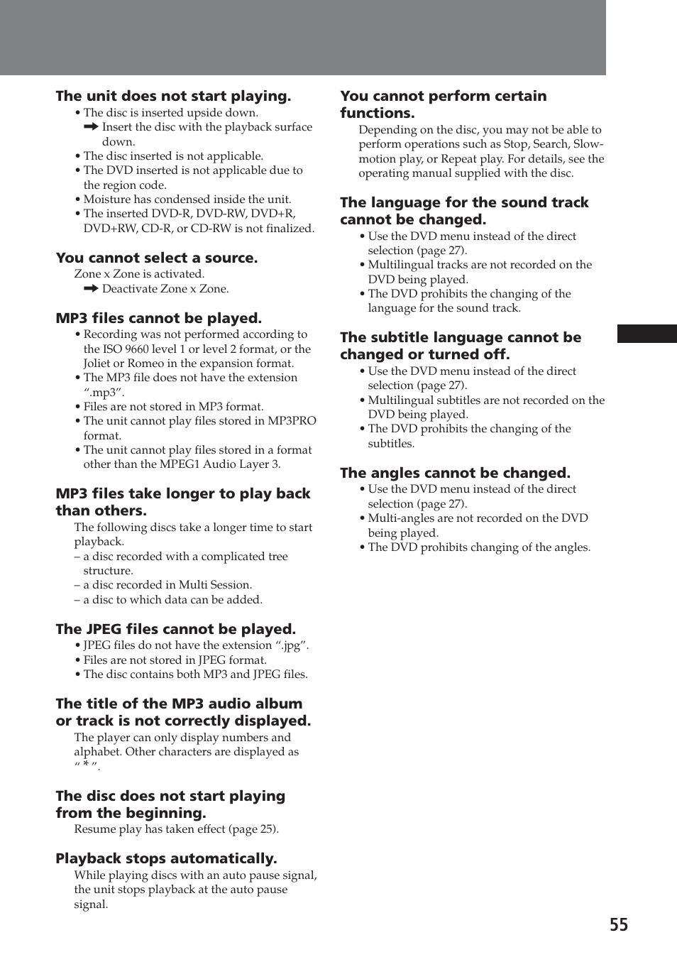 Sony XAV-A1 User Manual | Page 55 / 184