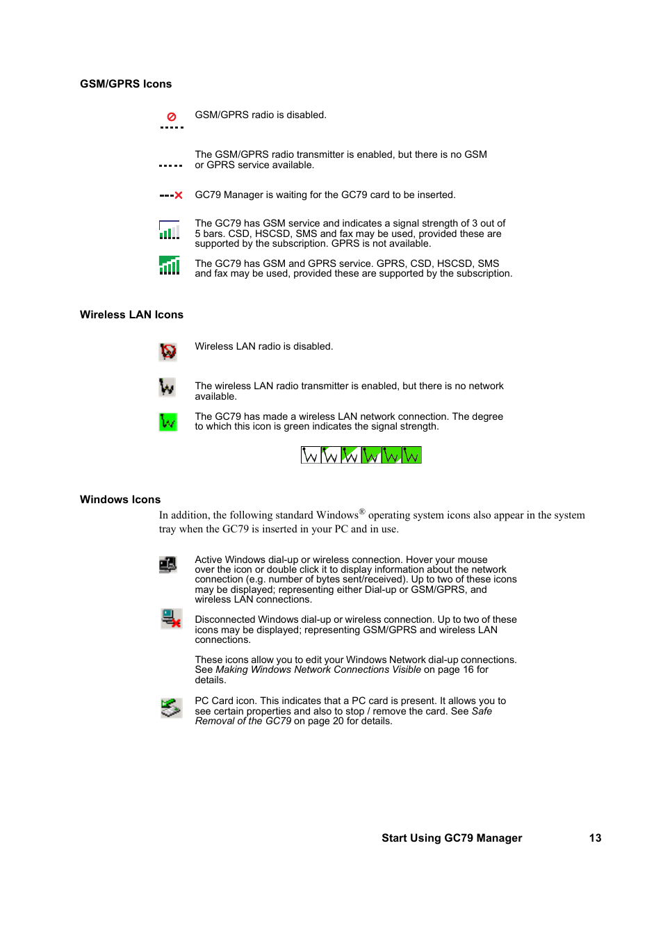 Sony GC79 User Manual | Page 13 / 86