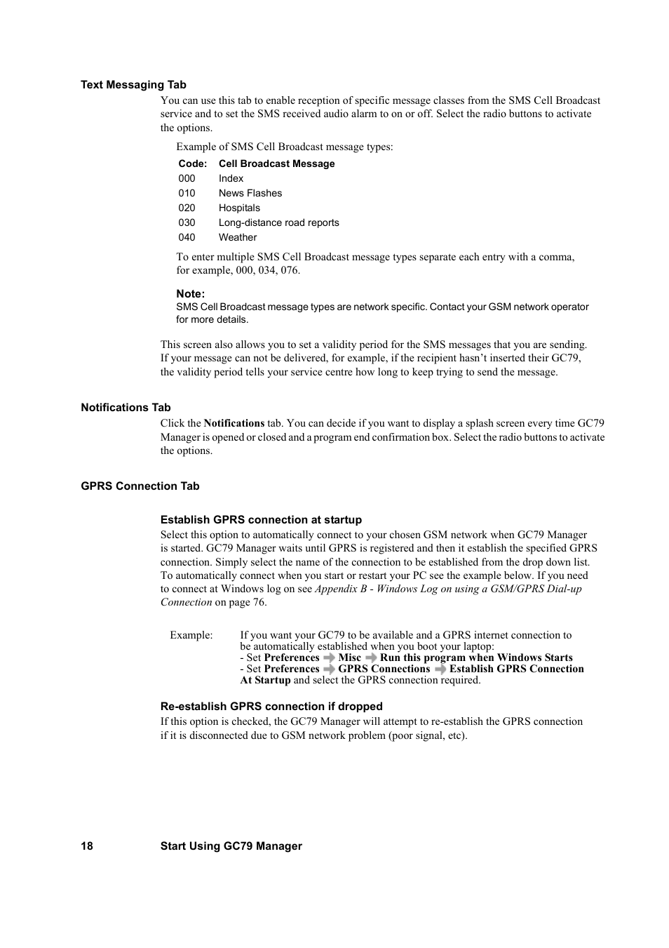 Sony GC79 User Manual | Page 18 / 86