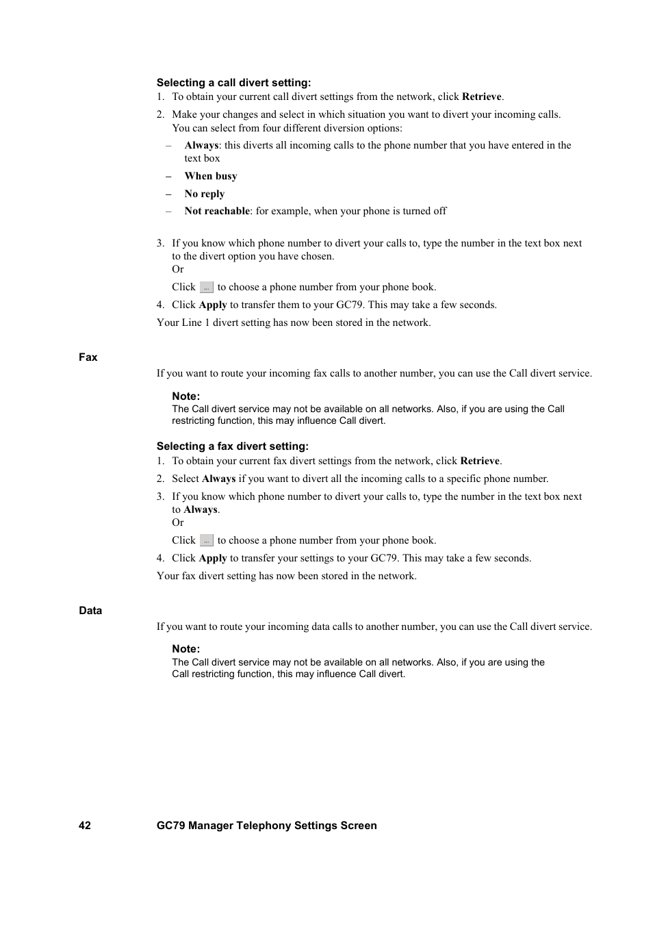 Sony GC79 User Manual | Page 42 / 86