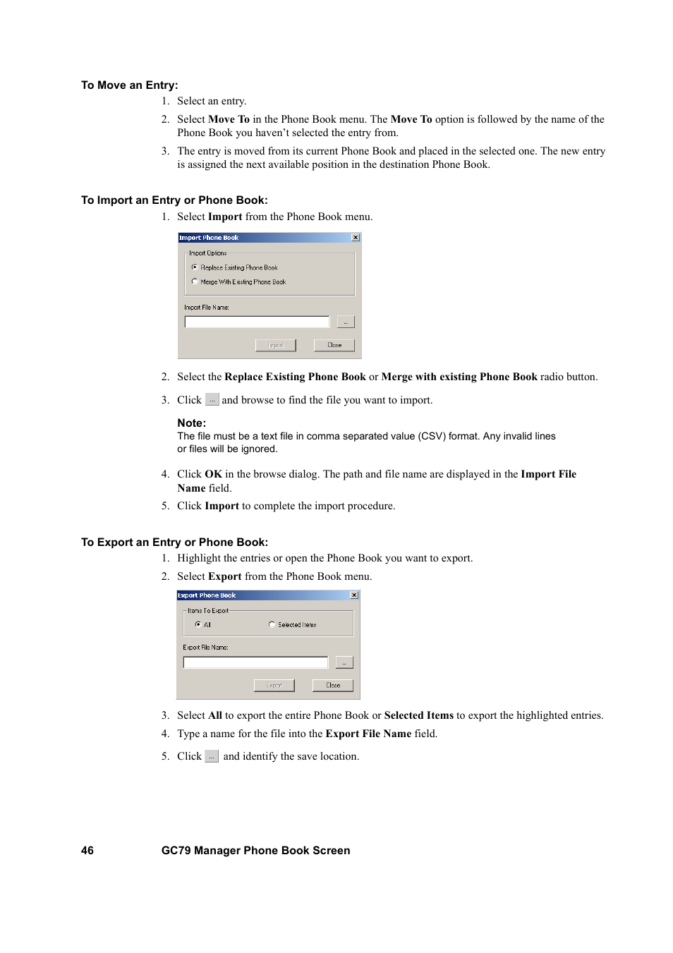 Sony GC79 User Manual | Page 46 / 86