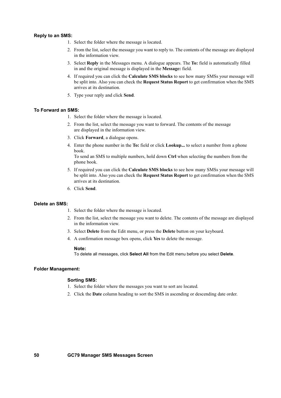 Sony GC79 User Manual | Page 50 / 86