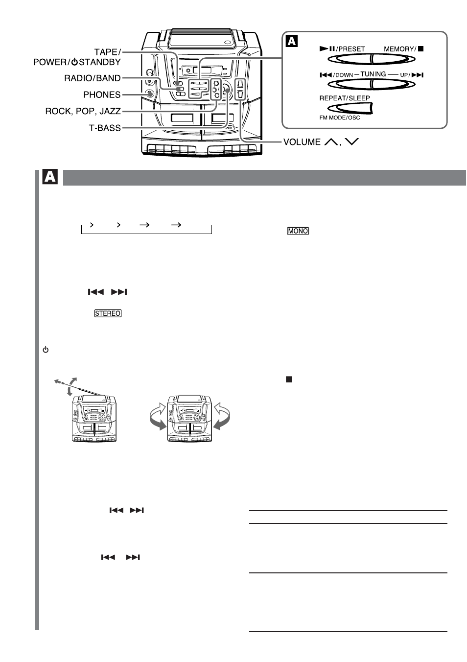 Funcionamiento del sintonizador | Sony CA-DW50 User Manual | Page 16 / 44