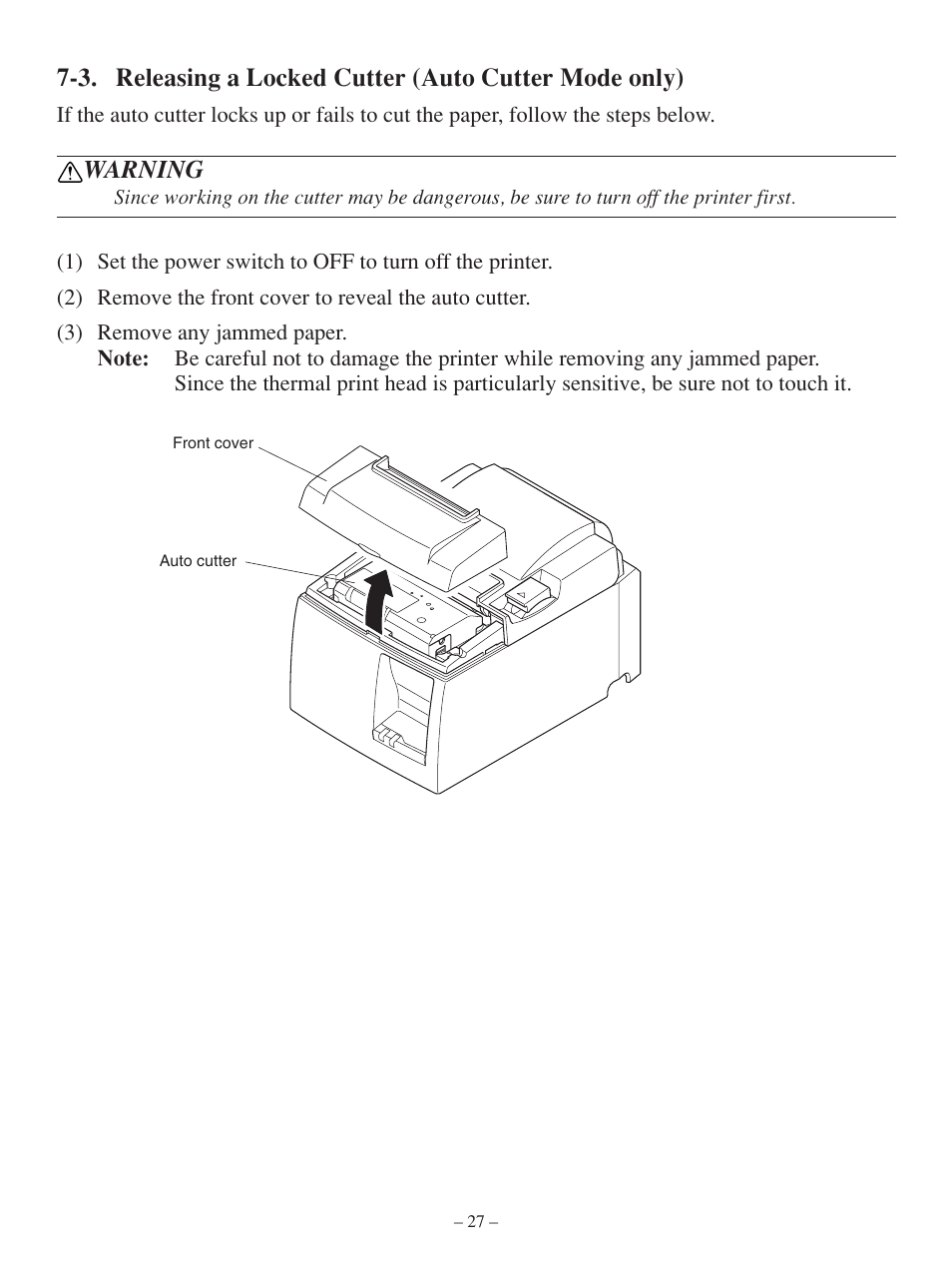 Warning | Star Tech Development TSP100 User Manual | Page 30 / 42
