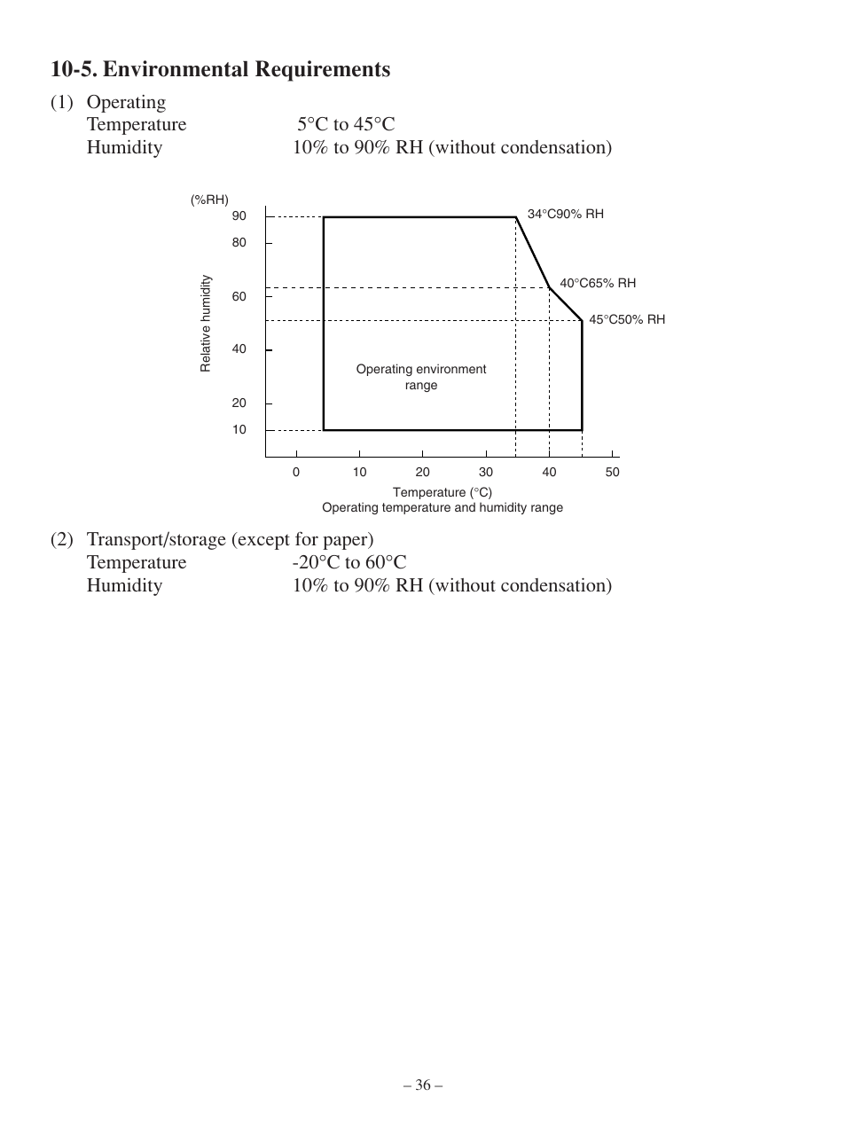 5. environmental requirements | Star Tech Development TSP100 User Manual | Page 39 / 42