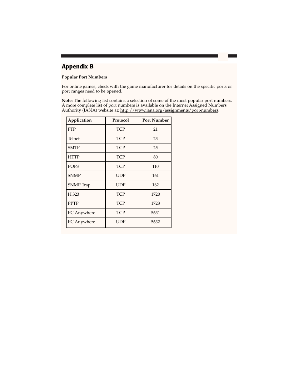 Appendix b | Star Tech Development BR4100DC User Manual | Page 47 / 58