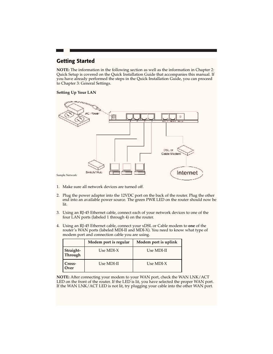 Getting started | Star Tech Development BR4100DC User Manual | Page 8 / 58