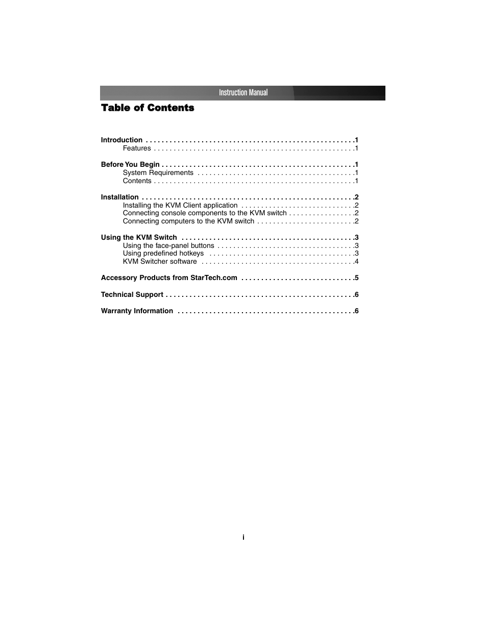 Star Tech Development SV211KUSB User Manual | Page 3 / 9