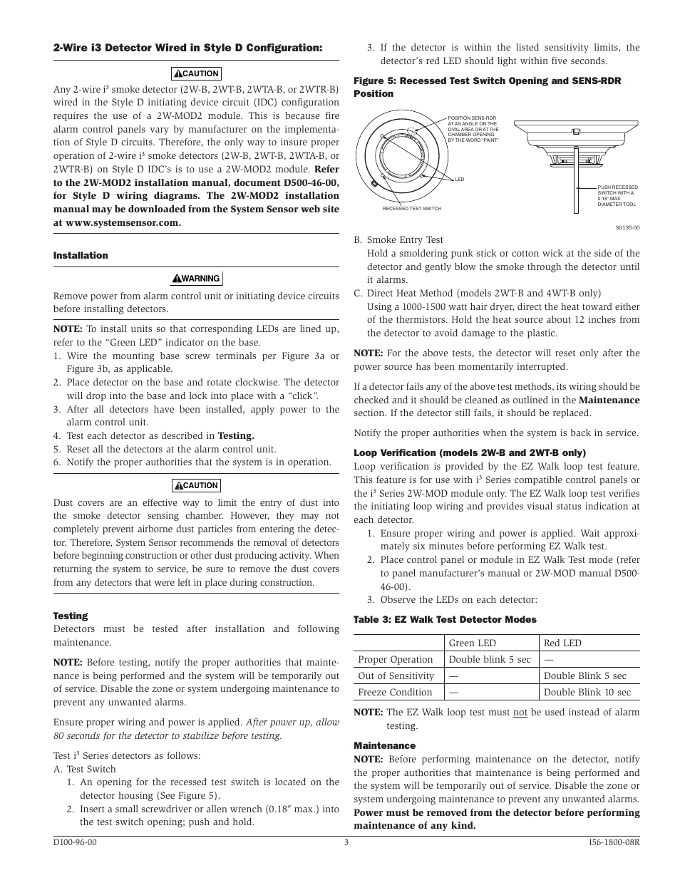 System Sensor 4WT-B User Manual | Page 3 / 4