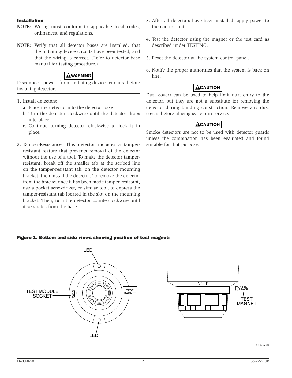 System Sensor 2451 User Manual | Page 2 / 4
