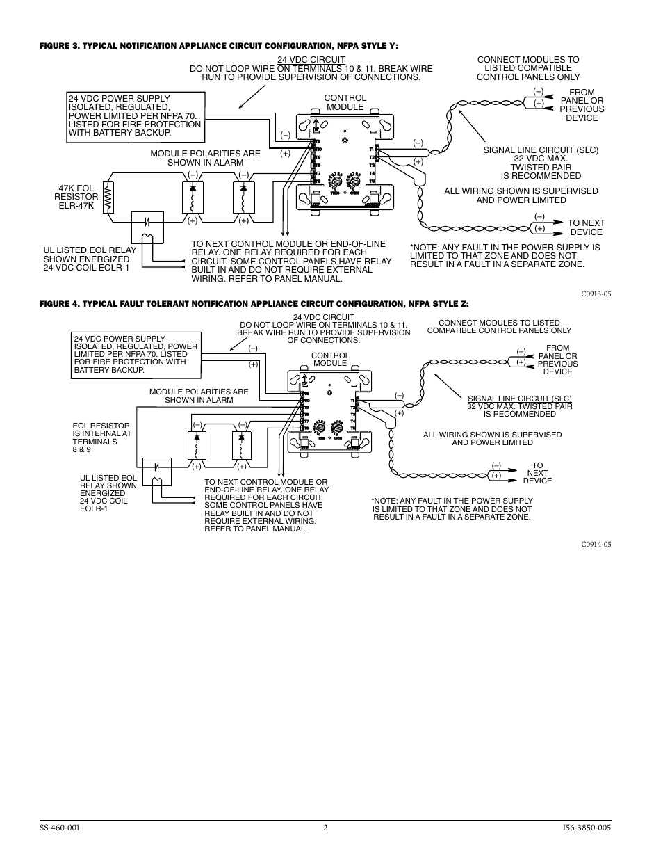 System Sensor Supervised Control Module M500S User Manual | Page 2 / 4