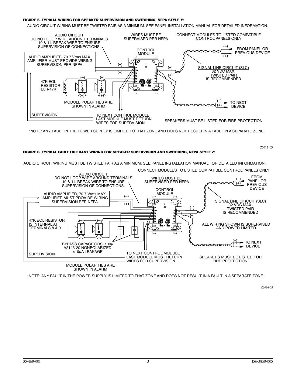 System Sensor Supervised Control Module M500S User Manual | Page 3 / 4