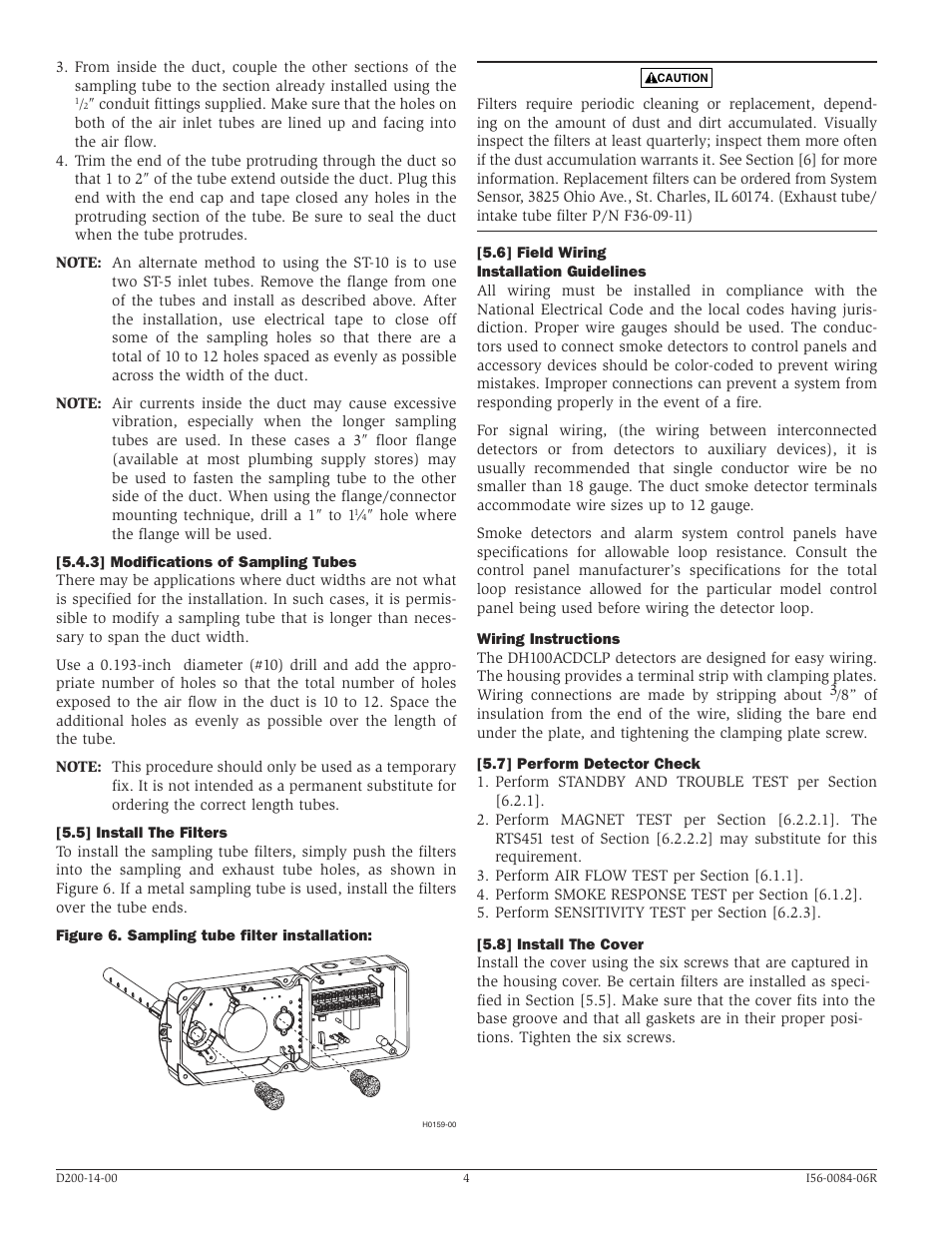 System Sensor DH100ACDCLP User Manual | Page 4 / 8