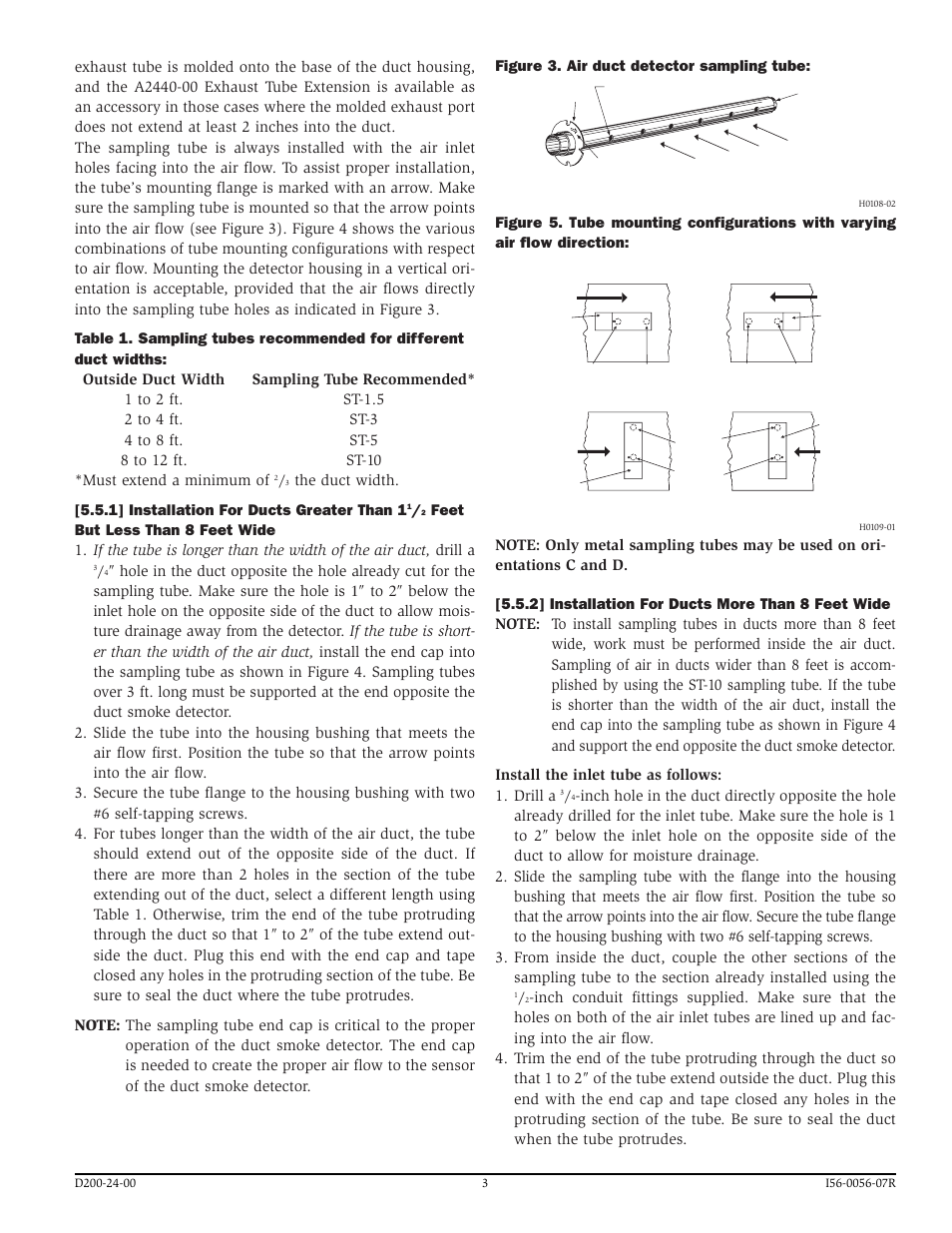 System Sensor INNOVAIR DH100ACDCLWP User Manual | Page 3 / 8
