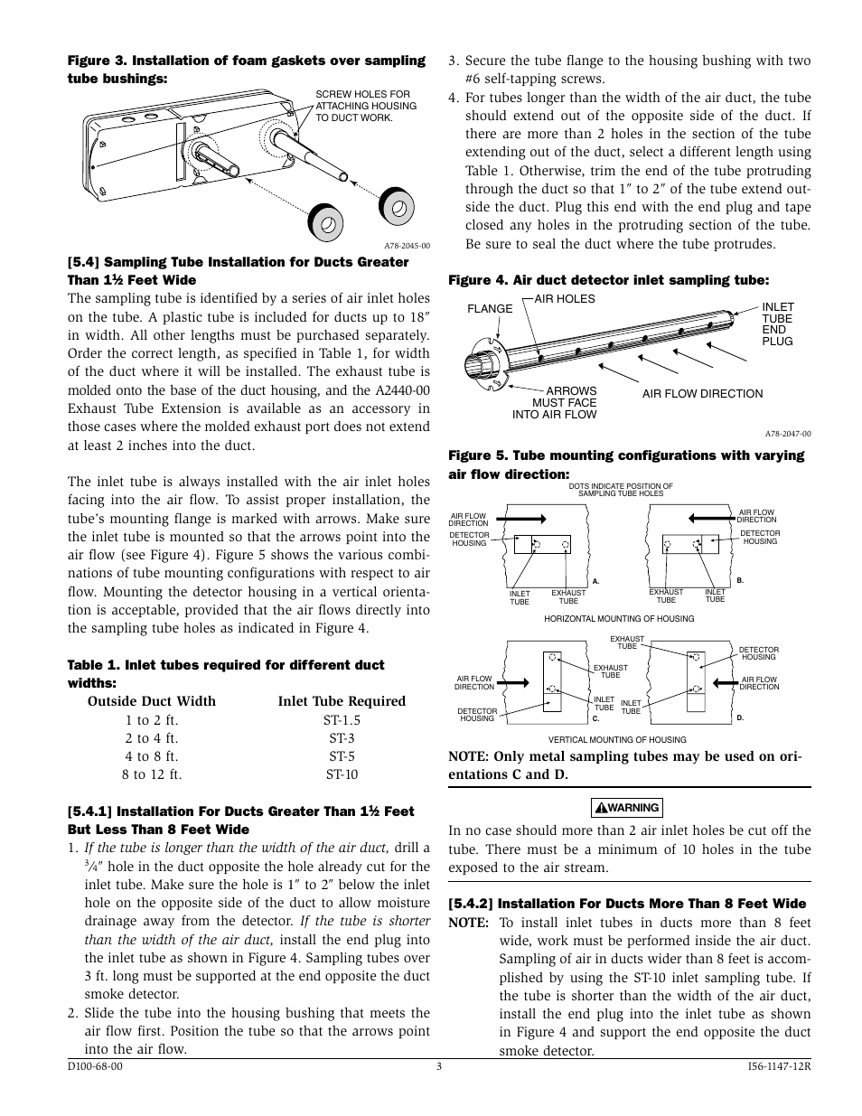 System Sensor INNOVAIR DH100ACDCP User Manual | Page 3 / 8