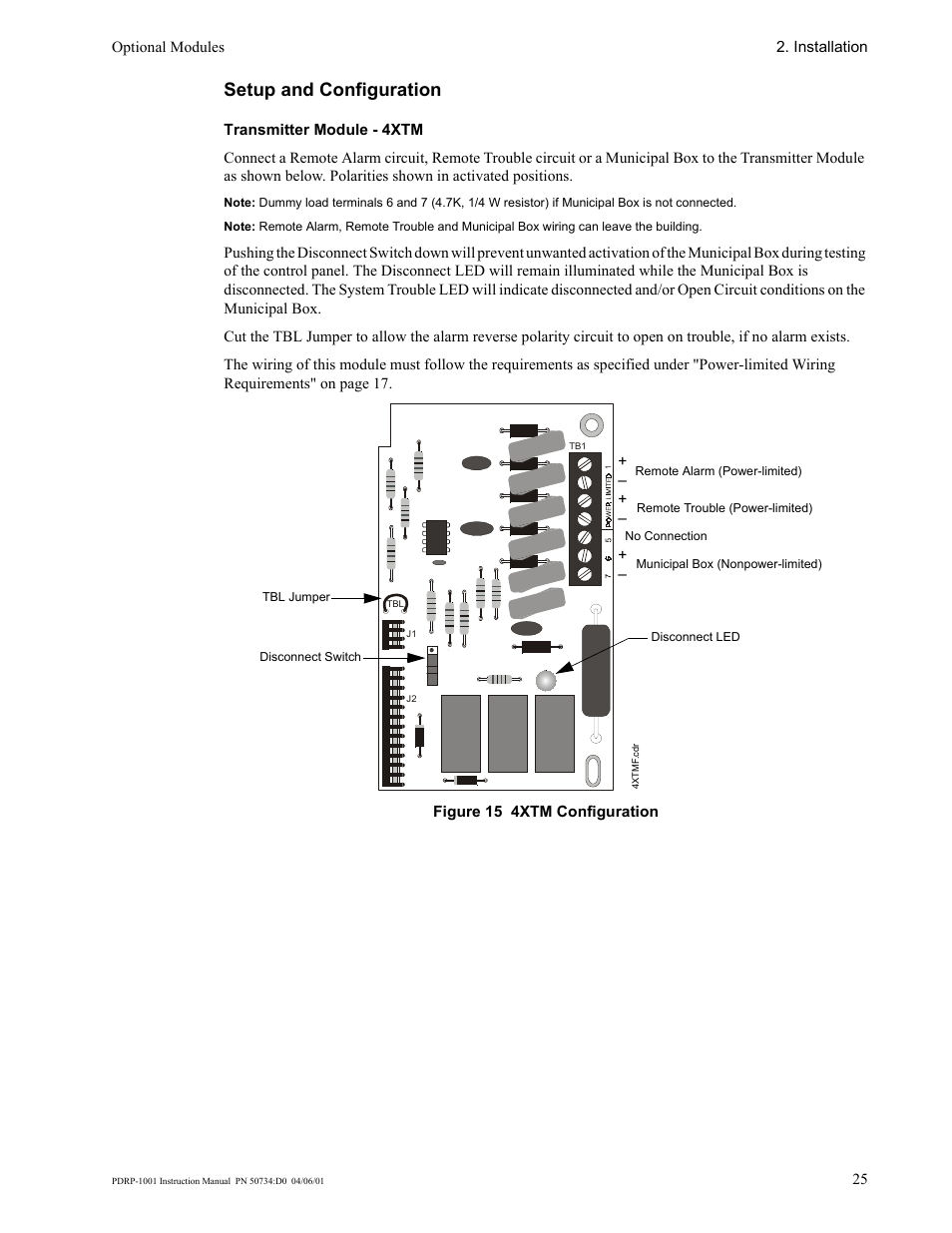 Setup and configuration | System Sensor PDRP-1001 User Manual | Page 25 / 56