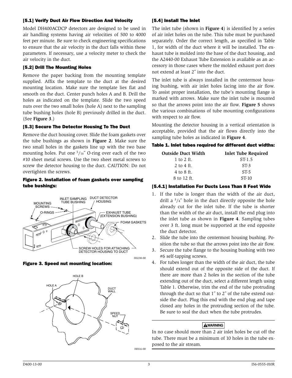 System Sensor DH400ACDCP User Manual | Page 3 / 16