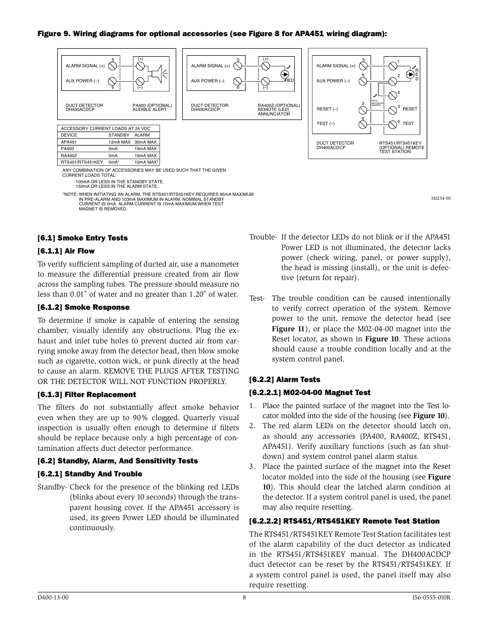 System Sensor DH400ACDCP User Manual | Page 8 / 16