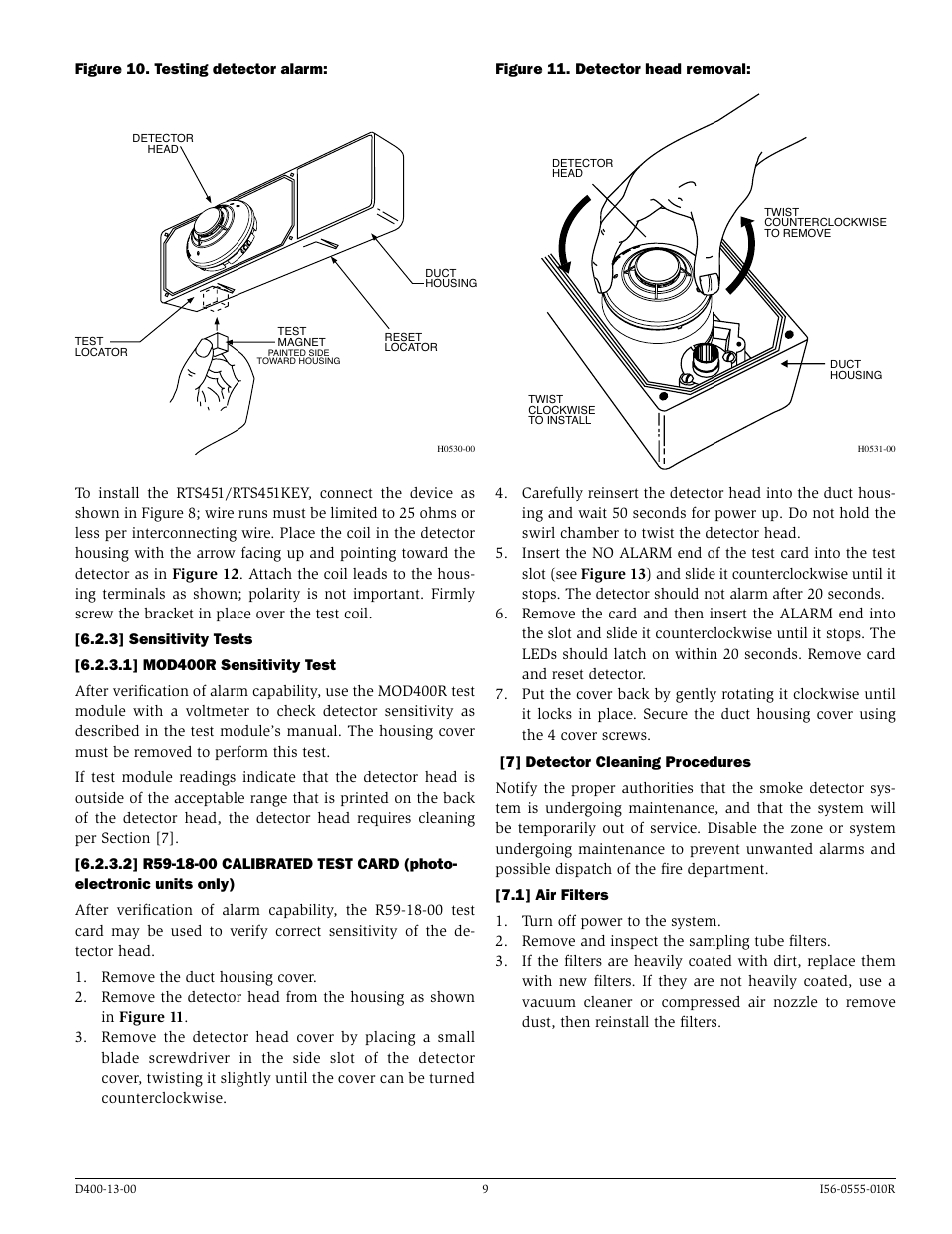 System Sensor DH400ACDCP User Manual | Page 9 / 16