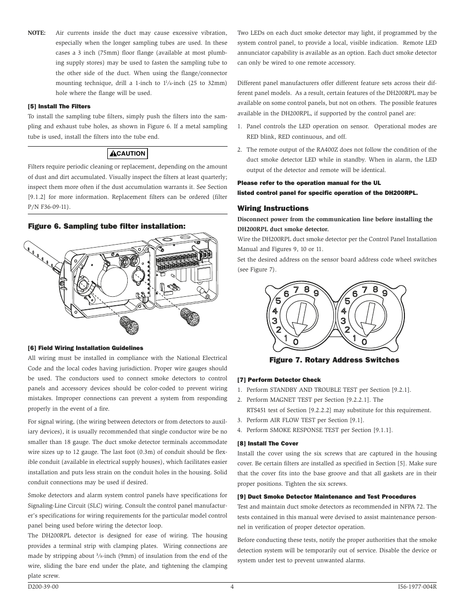 System Sensor DH200RPL User Manual | Page 4 / 8