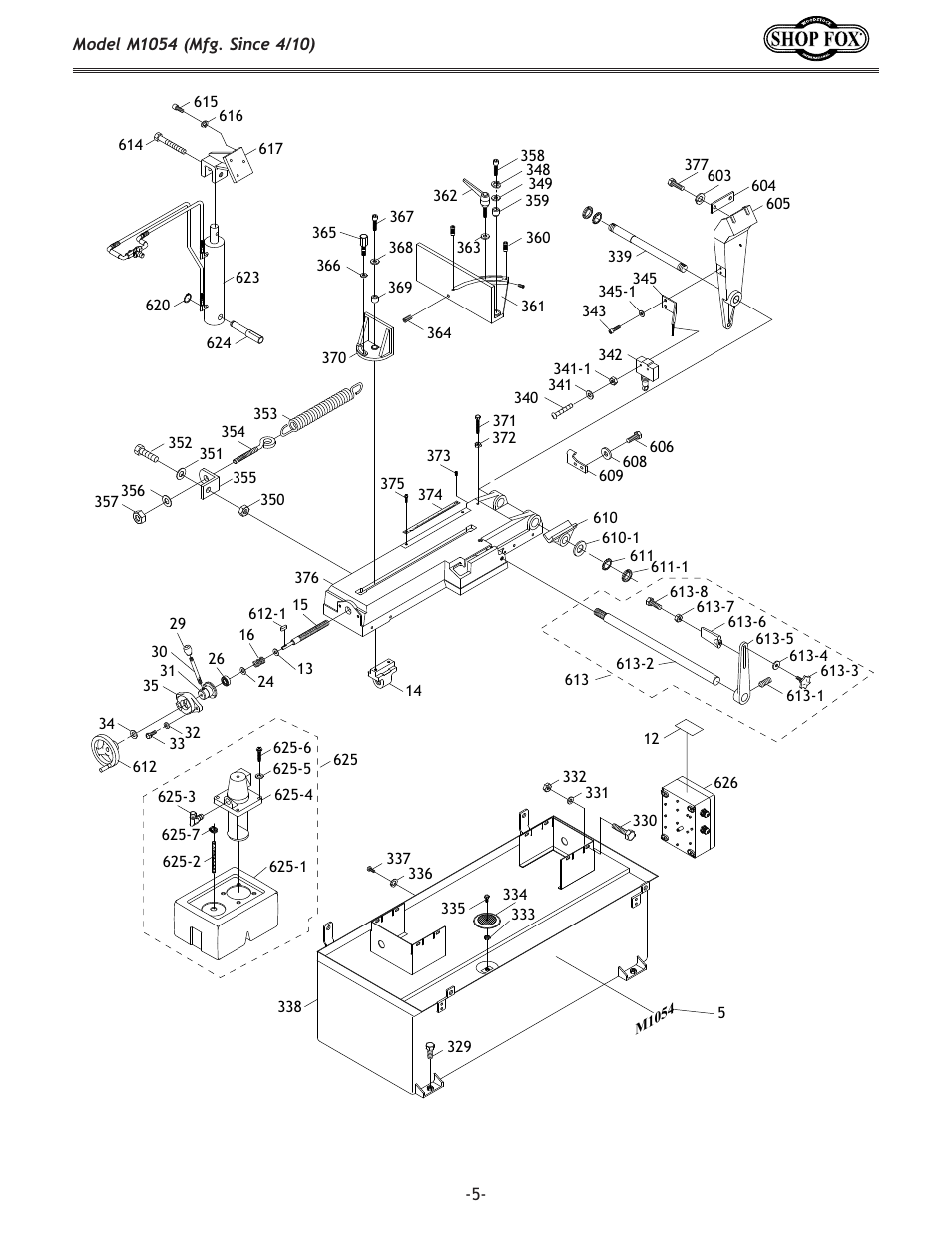 Woodstock SHOP FOX M1054 User Manual | Page 5 / 56