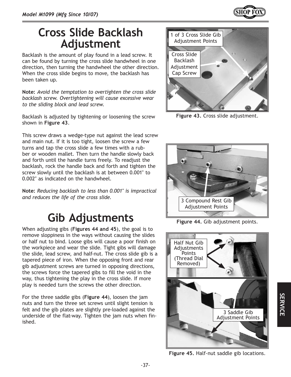 Ifjjjc`[\9xzbcxj_ 8[aljkd\ek >`y8[aljkd\ekj | Woodstock SHOP FOX M1099 User Manual | Page 39 / 60