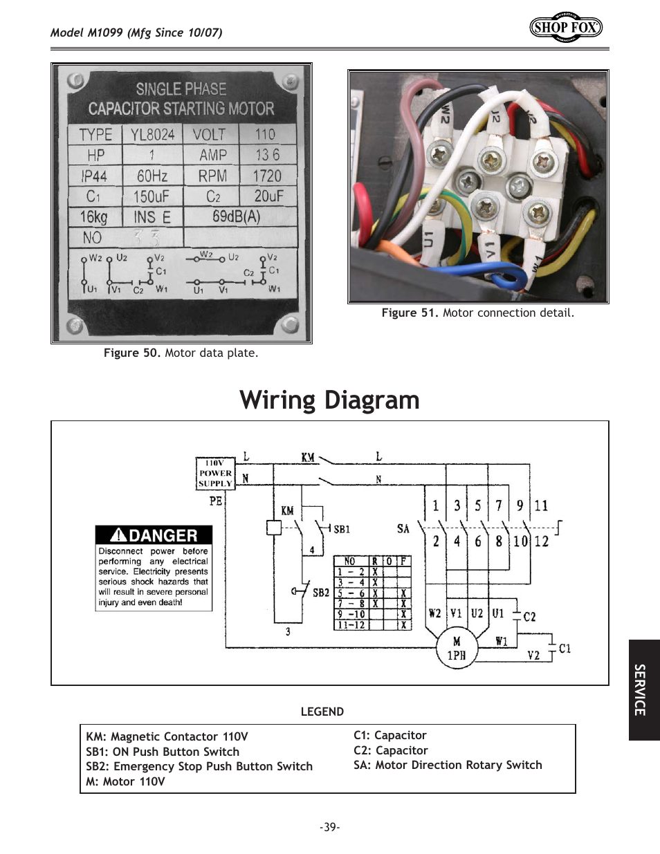 N`i`e^;`x^ixd | Woodstock SHOP FOX M1099 User Manual | Page 41 / 60