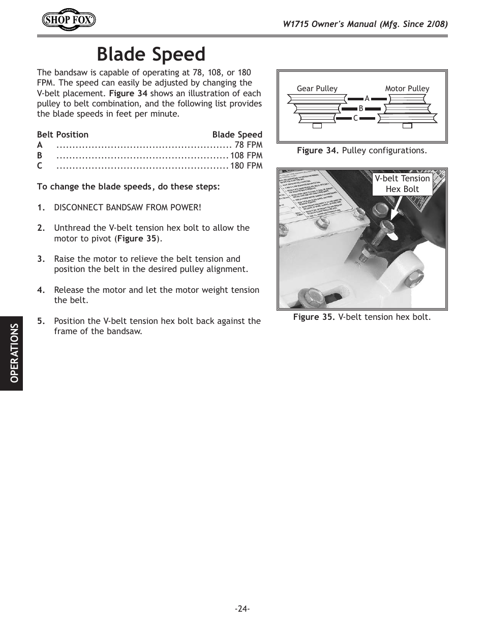 9cx[\jg | Woodstock SHOP FOX W1715 User Manual | Page 26 / 48