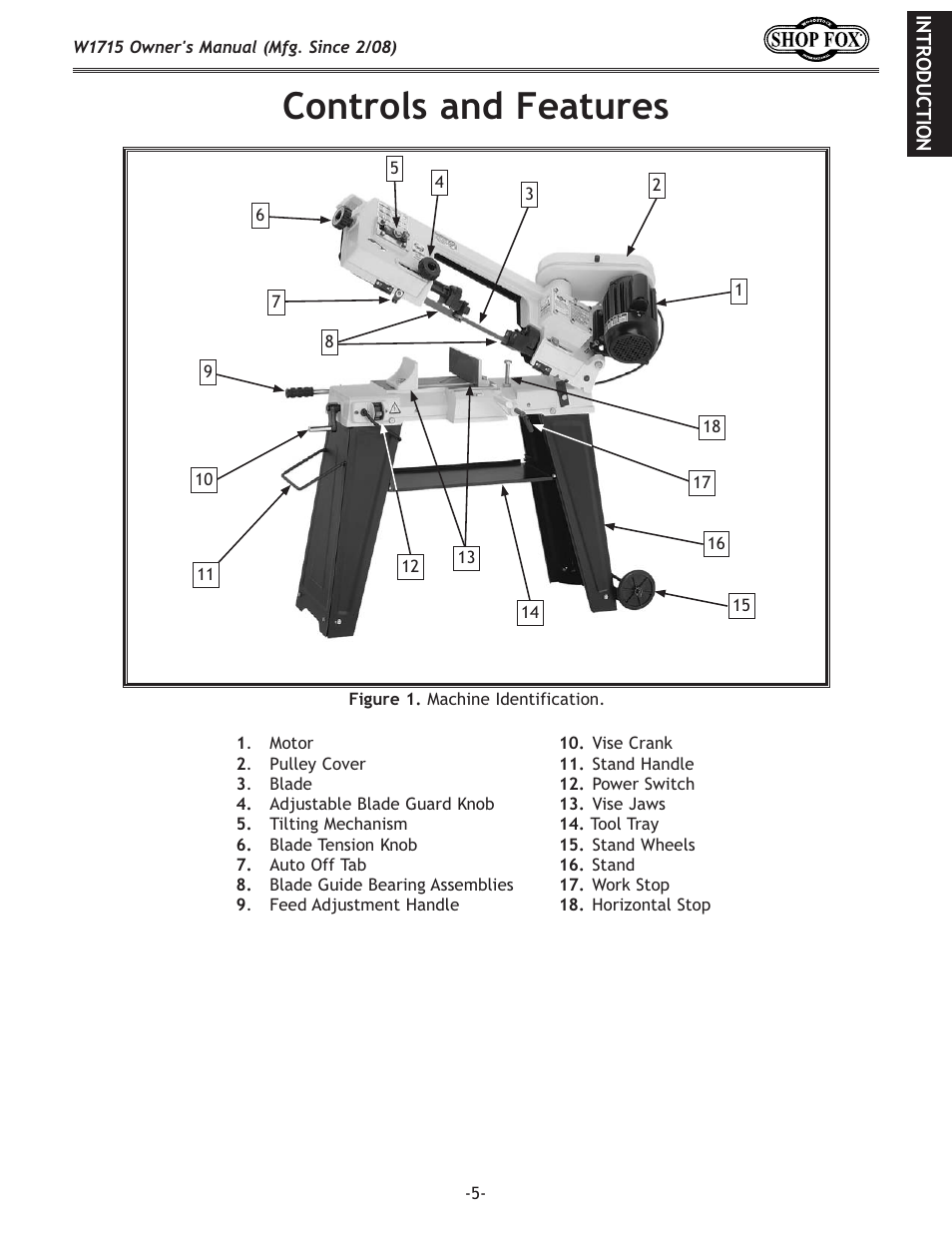 Fekifcjxe[=\xkli\j | Woodstock SHOP FOX W1715 User Manual | Page 7 / 48