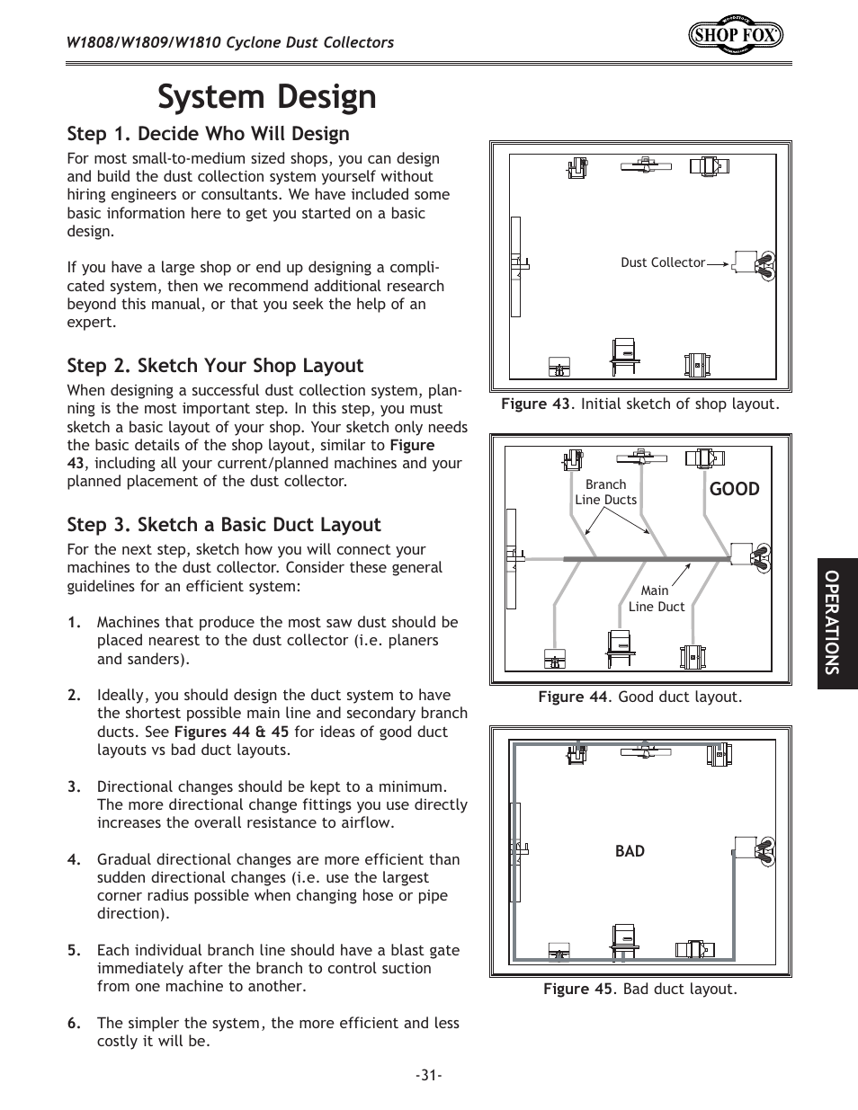 System design | Woodstock SHOP FOX W1808 User Manual | Page 33 / 64