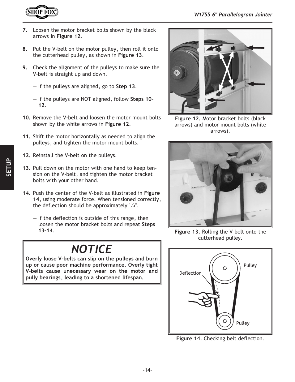 Notice | Woodstock SHOP FOX W1755 User Manual | Page 16 / 56