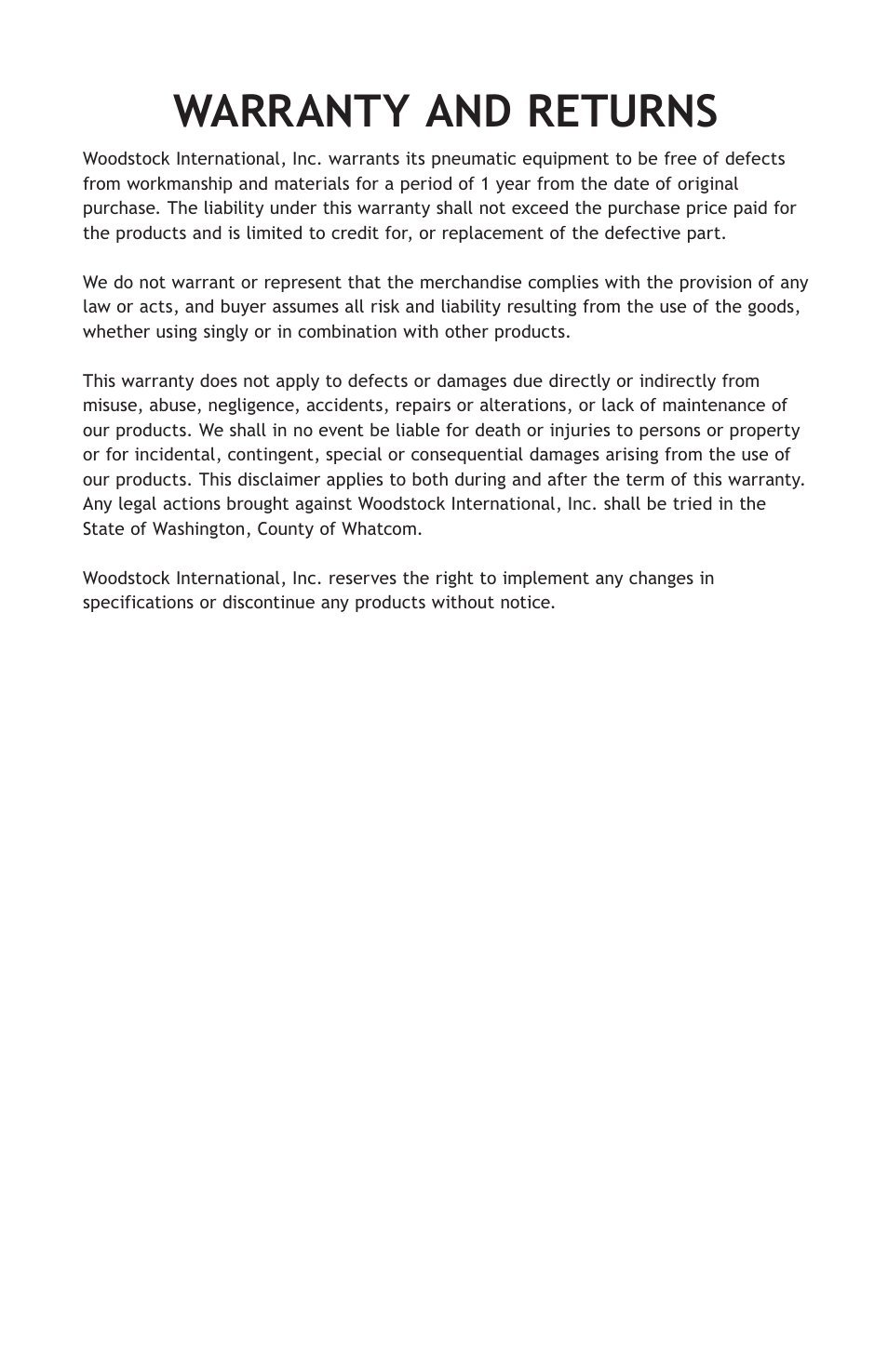 Woodstock W1781 User Manual | Page 18 / 20