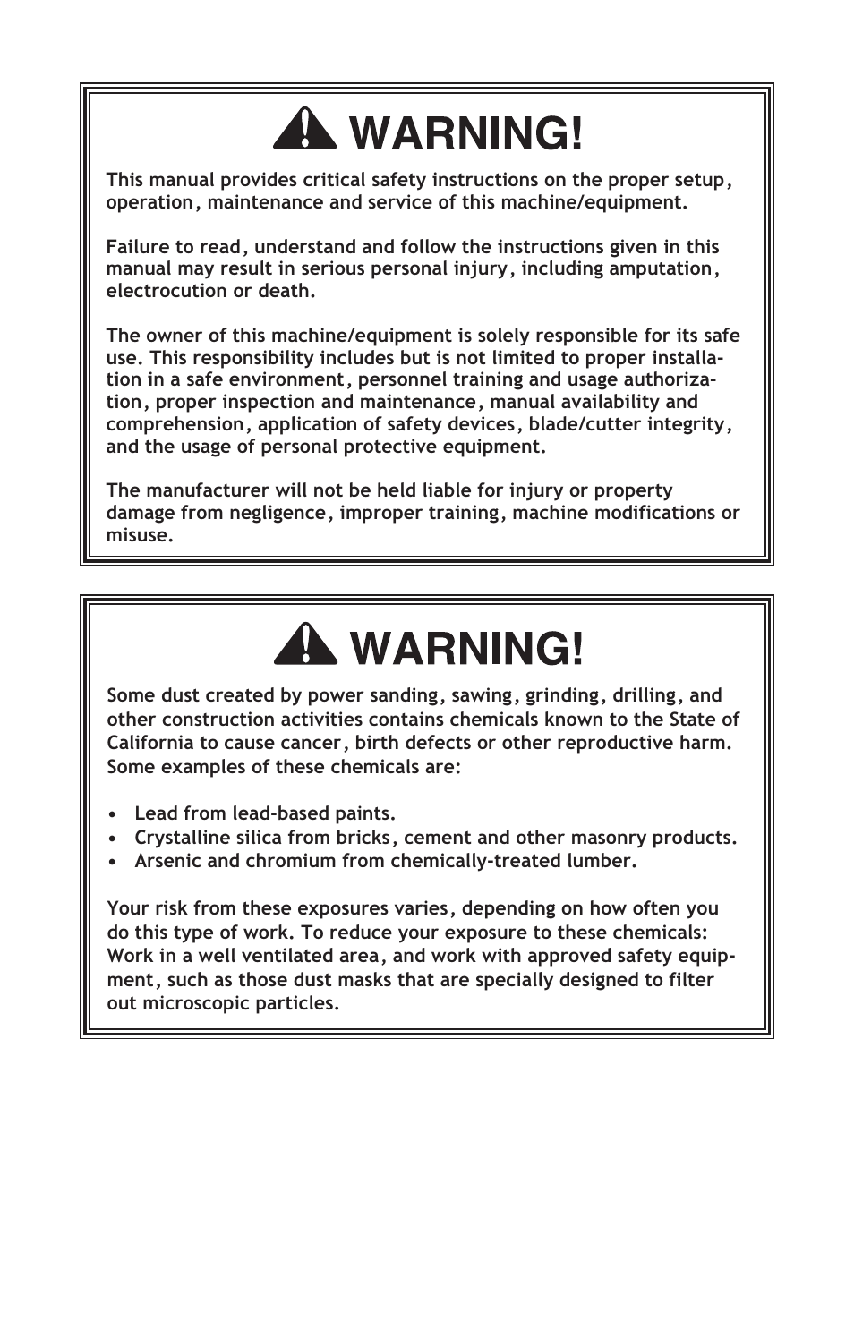 Woodstock W1784 User Manual | Page 2 / 20