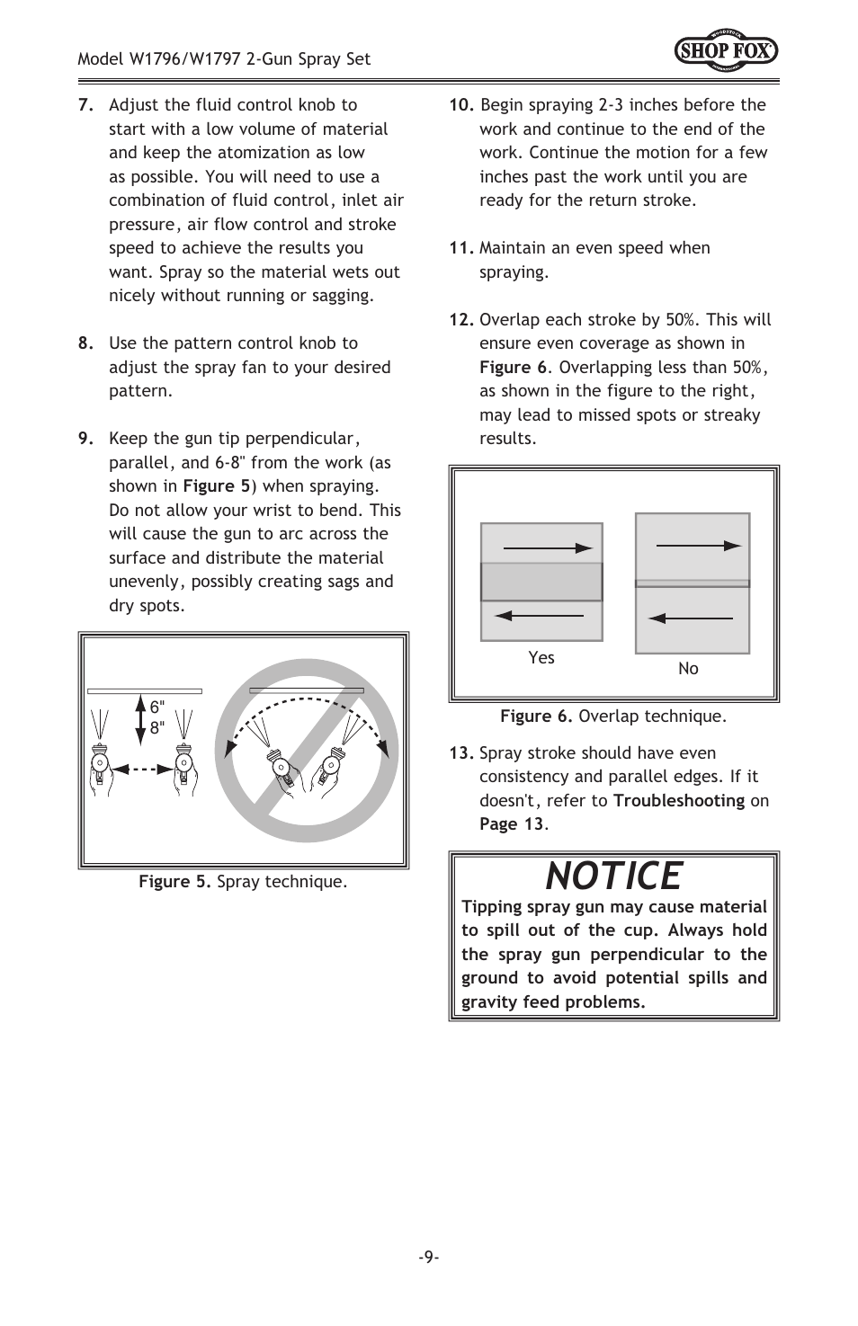 Notice | Woodstock W1796 User Manual | Page 11 / 24