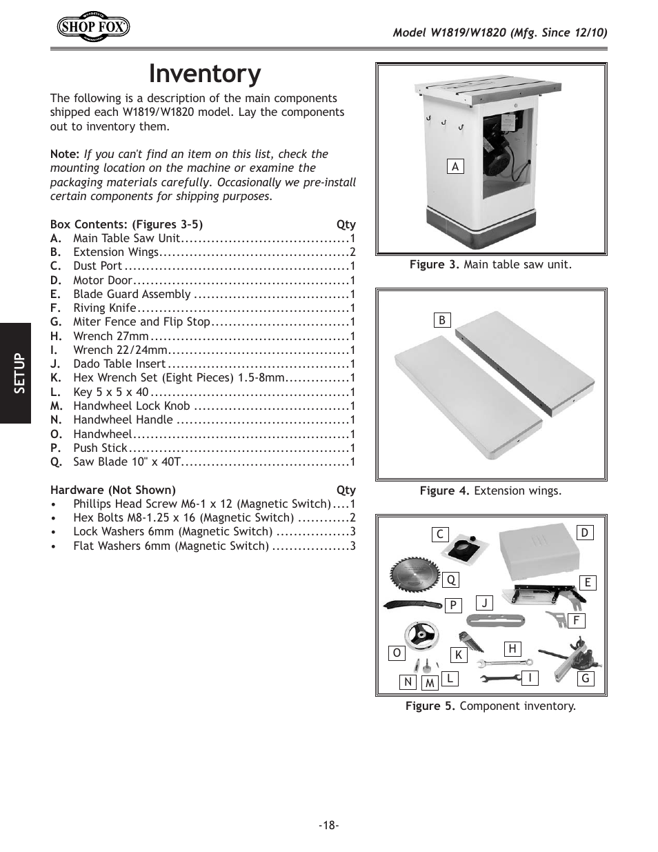 Em\ekfip | Woodstock W1820 User Manual | Page 20 / 96